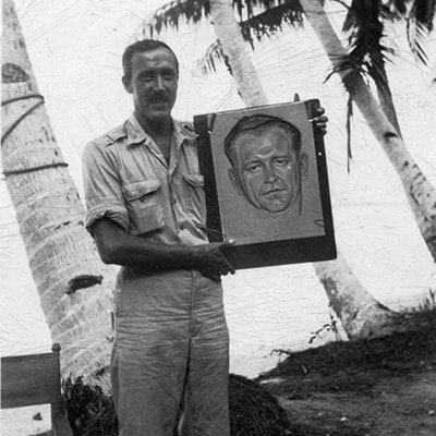 John Vickery on Biak Island 1945