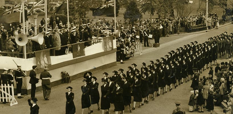 Victory March 10 June 1946 Canberra Image courtesy of M Hattersley