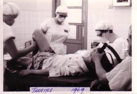 Operating theatre at Bien Hoa 1969