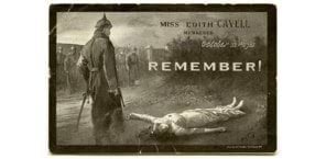 Edith Cavell postcard c1916 