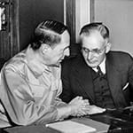 Australian Prime Minister with General Douglas Macarthur