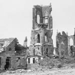 Church in ruins at Villers Bretonneux