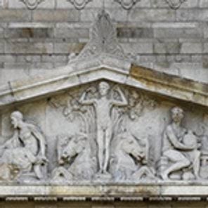 South Tympanum, Shrine