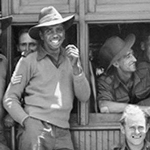 Reg Saunders with the 2/7th Battalion