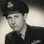 Pilot Officer Peter Isaacson DFC DFM 1943 Portrait of Peter Isaacson