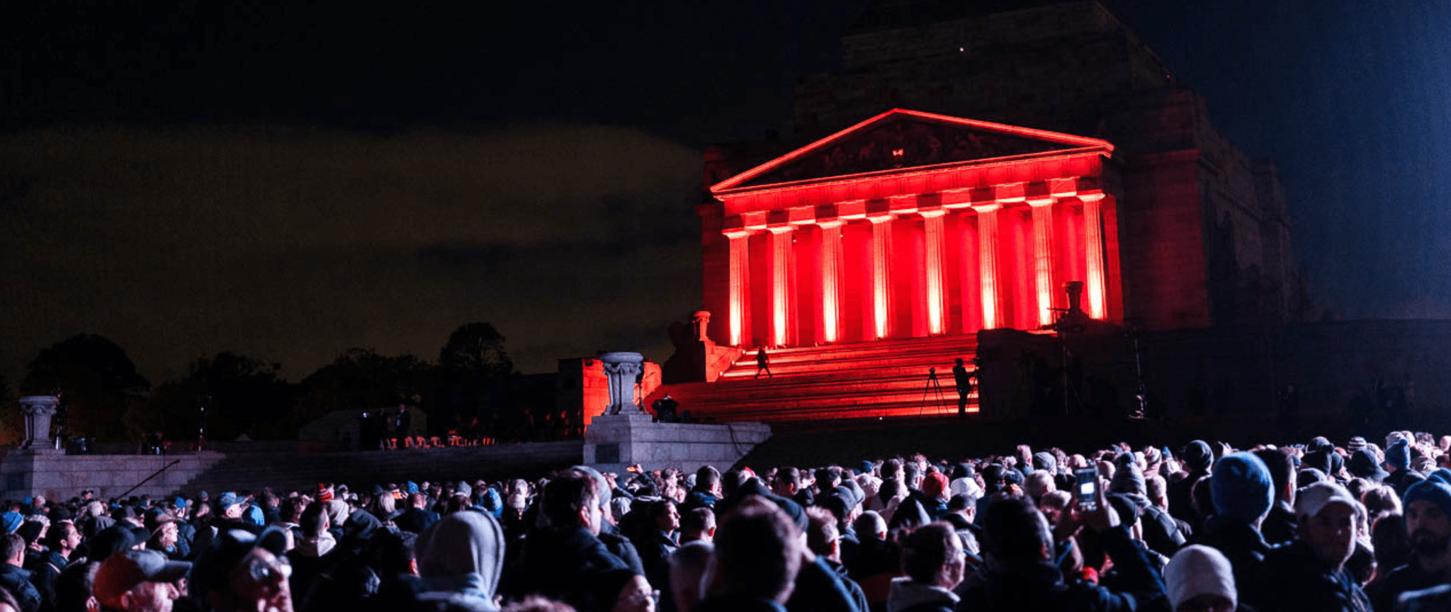 Anzac Day Dawn Service at the Shrine of Remembrance