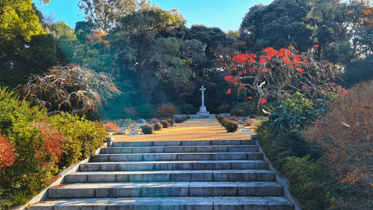 Commonwealth War Cemetery at Yokohama, Hodogaya, Japan