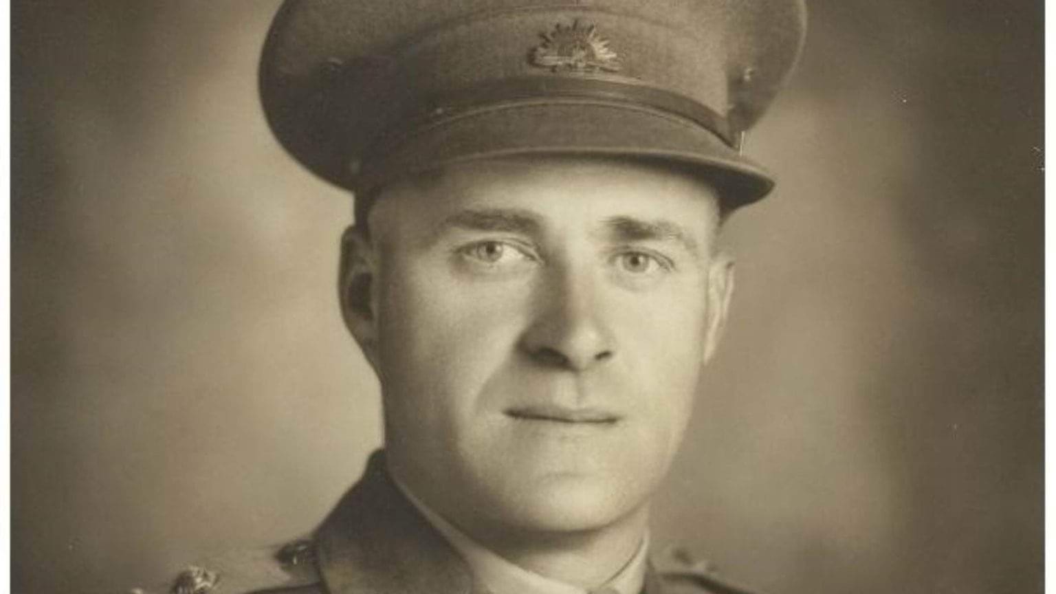 Sepia portrait of Athol E. Brown