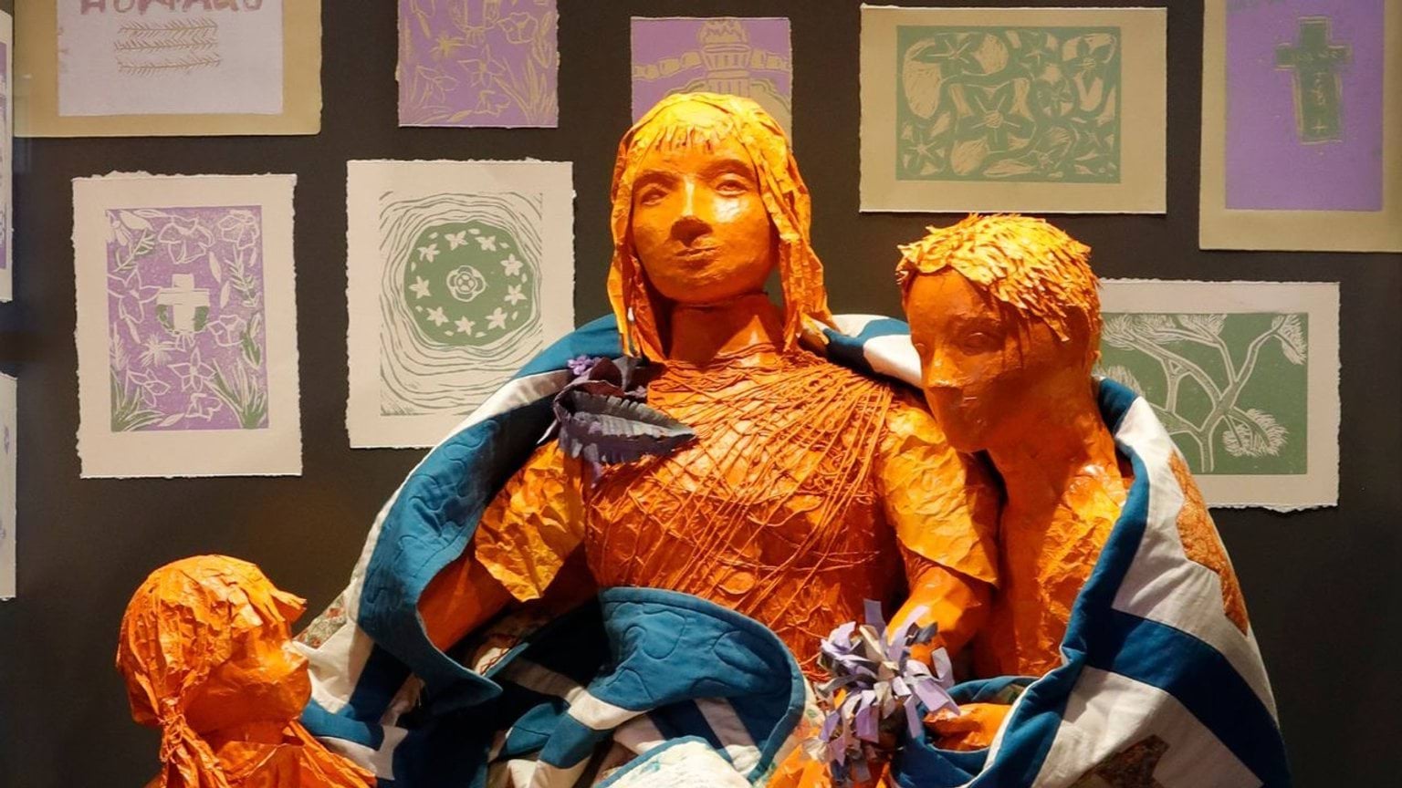 Peace Within on display in the education foyer