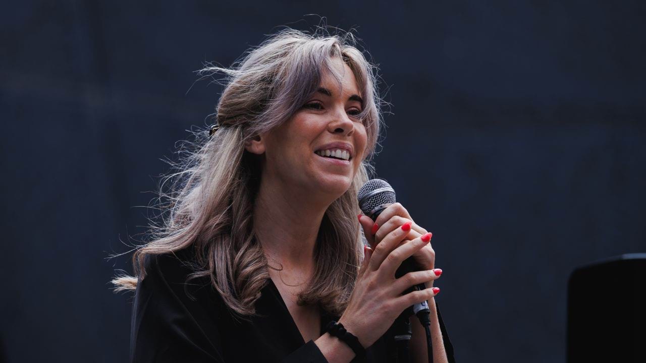 Annabelle Wilson performing at the Shrine of Remembrance during FOVA25.