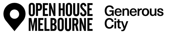Generous City - Open House Melbourne 2026 Logo